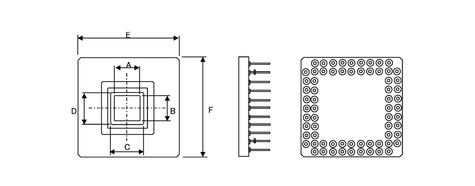 CPGA(Ceramic - Pin Grid Array)