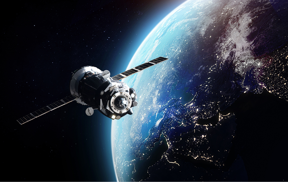 人工衛星のイメージ写真